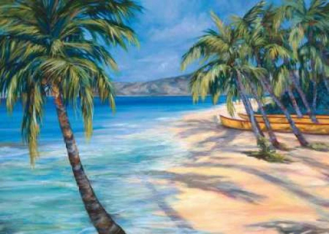 Sugar Beach Canvas Art - Dana Ridenour (18 x 24)