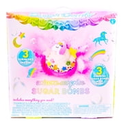 Sugar Bombs by Horizon Group USA, Design & Decorate 3 Unicorn Themed Fizzing Bombs.Fizz In Bowl To Revel Hidden Surprise Gift. Whipped Soap, Sprinkles, Surprise Gift & Bowl Included, Unicorn