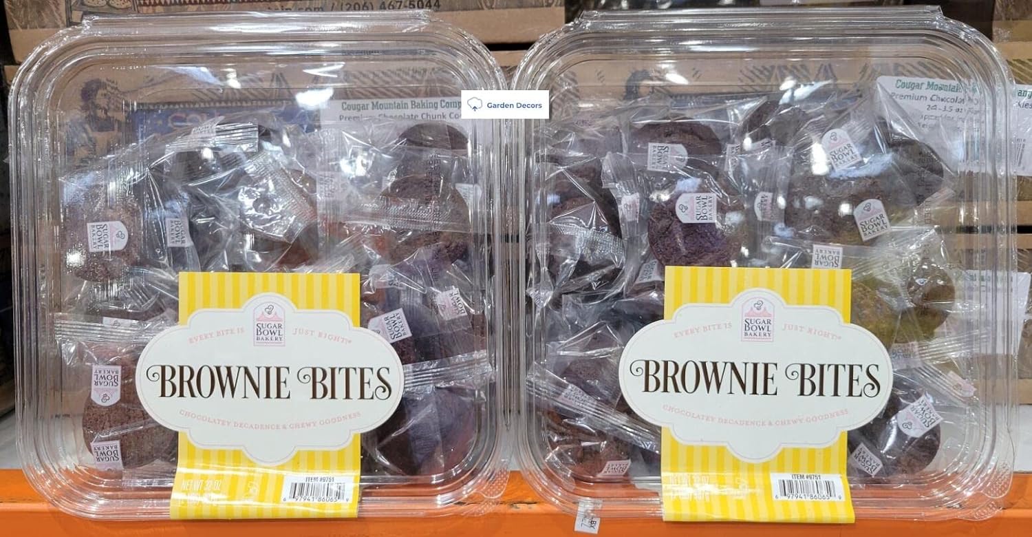Sugar Bowl Bakery Brownie Bites 32oz 907g (Two Containers)