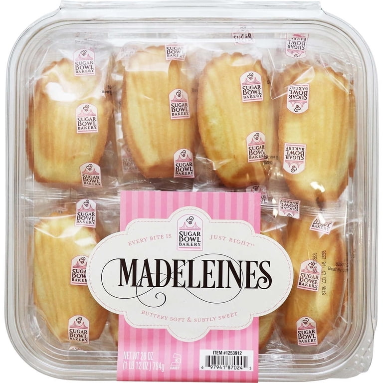 Sugar Bowl Bakery Madeleine Cookies, 1 Ounce, 28 Count, Fresh