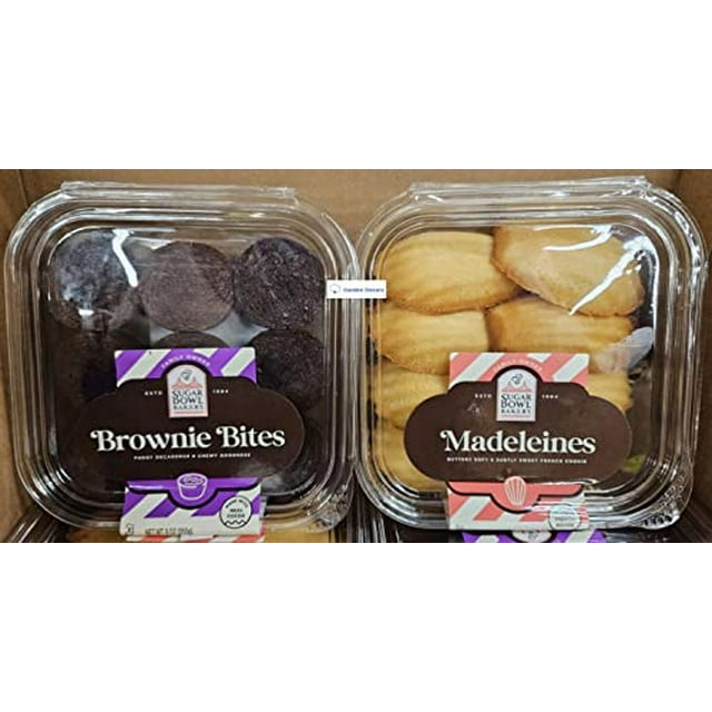 Sugar Bowl Bakery Madeleines & Brownie Bites (Two Containers)
