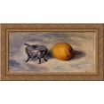 thumbnail image 1 of Sugar Bowl and Lemon 24x16 Gold Ornate Wood Framed Canvas Art by Renoir, Pierre Auguste, 1 of 2