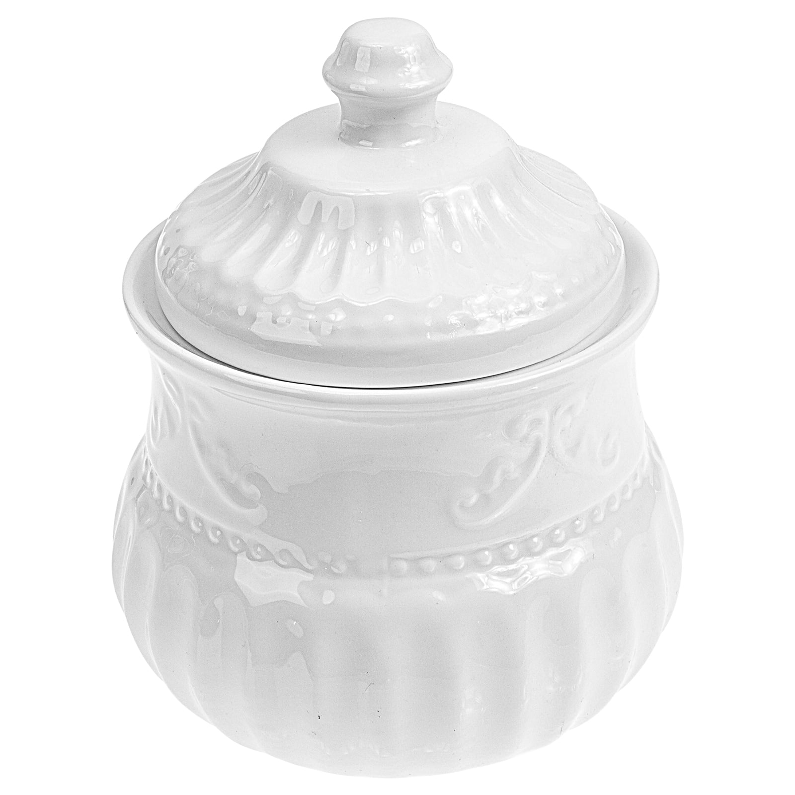 Sugar Bowl with Lid Ceramic Sugar Bowl Farmhouse Sugar Container Candy