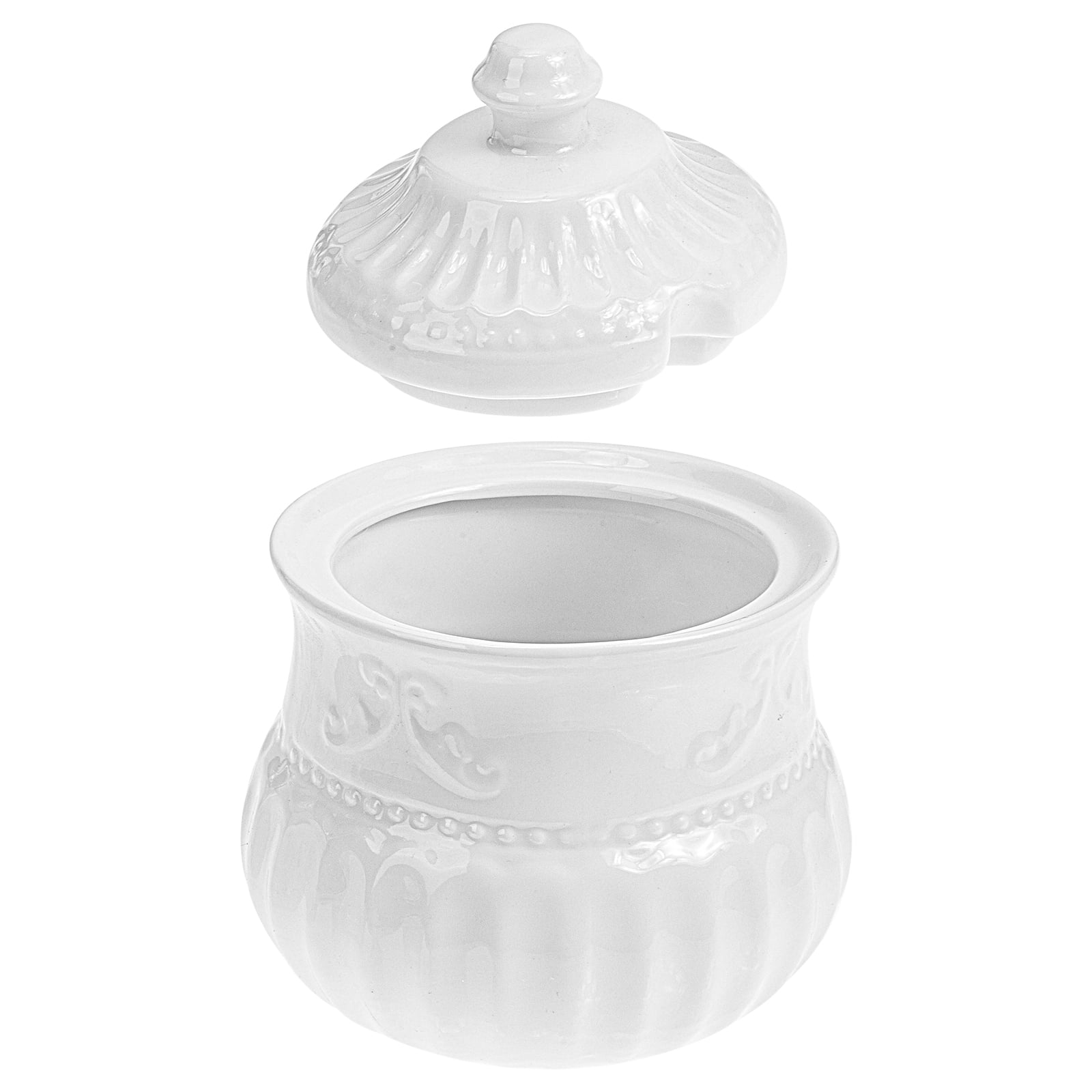 Sugar Bowl with Lid Ceramic Sugar Bowl Farmhouse Sugar Container Candy