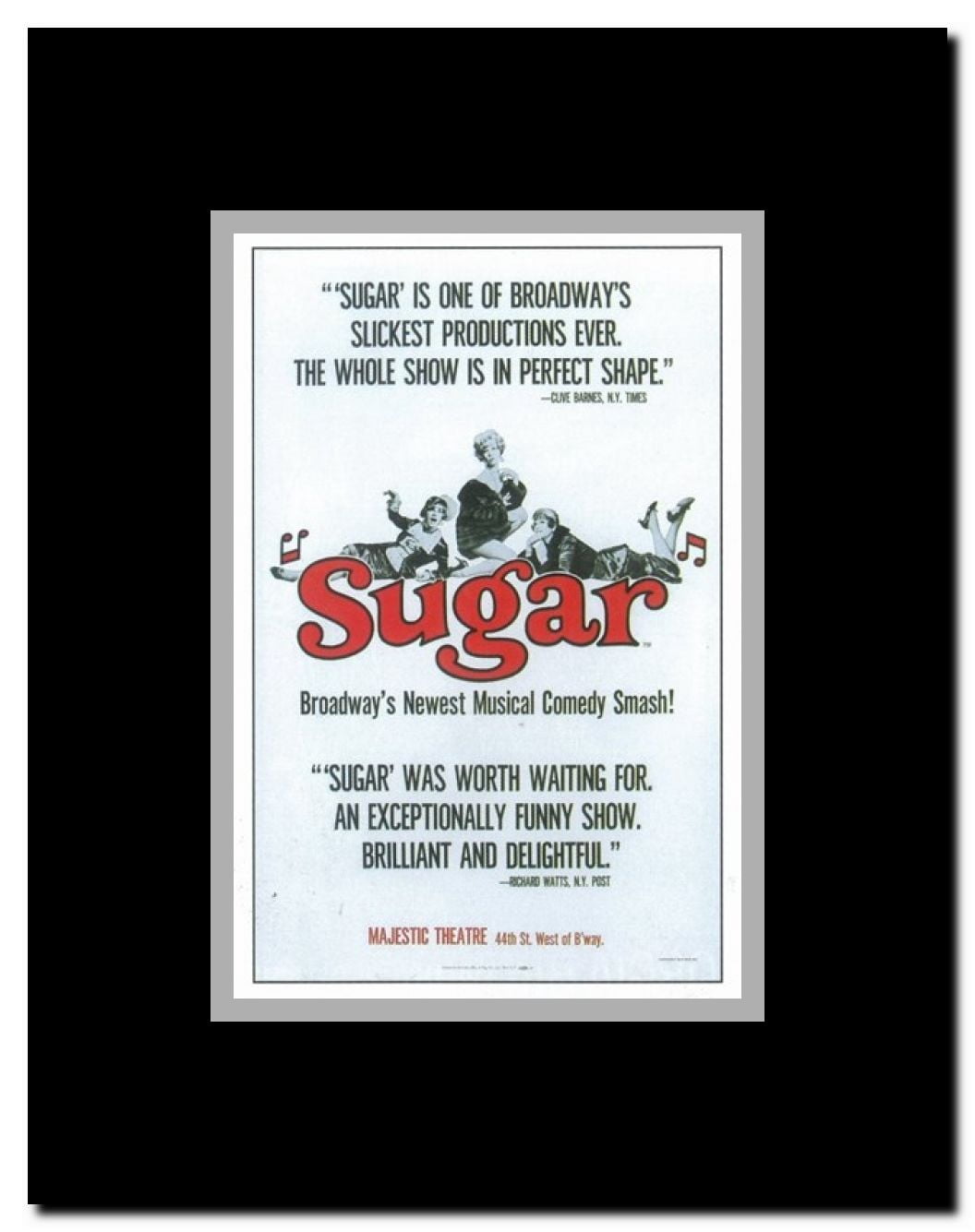 Sugar (Broadway) Framed Movie Poster