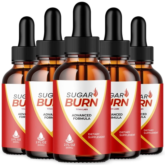 Sugar Burn Advanced Formula Drops Blood Balance Support Supplement SugarBurn 150 Servings