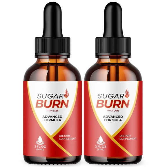 Sugar Burn Advanced Formula Drops Blood Balance Support Supplement SugarBurn 60 Servings