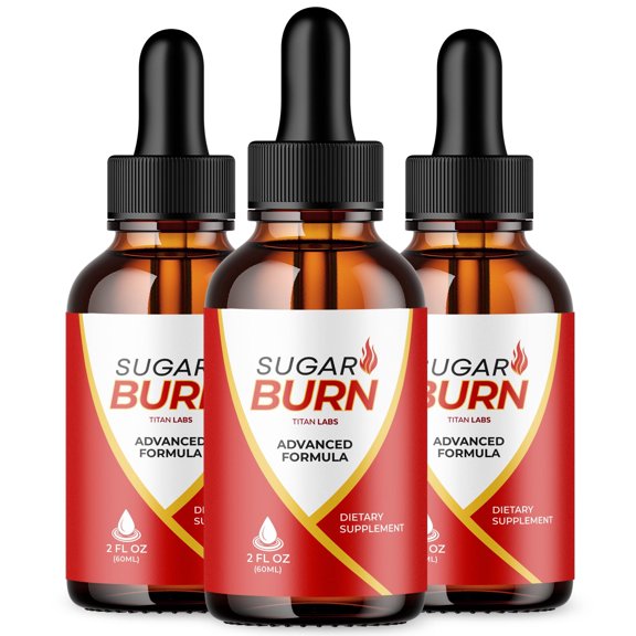 Sugar Burn Advanced Formula Drops Blood Balance Support Supplement SugarBurn 90 Servings