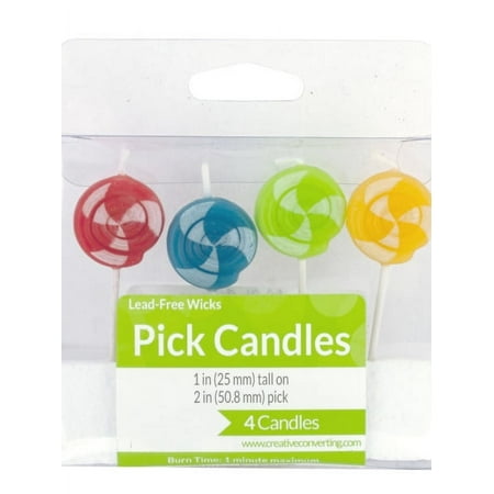 Sugar Buzz Pick Candles, 36 Count