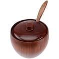 thumbnail image 1 of Clispeed Condiment Jars with Lids Spice Jar Natural Wood for Kitchen Decor 1Pack, 1 of 3