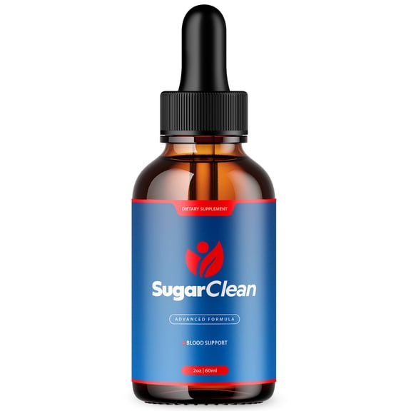 Sugar Clean Advanced Formula Drops Natural Support Supplement SugarClean 30 Servings