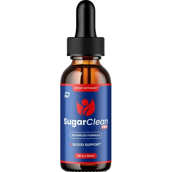 Sugar Clean Pro Liquid Drops  SugarClean Pro Extra Strength Natural Blend Healthy Organic Support, 1 Pack, 1 Month Supply