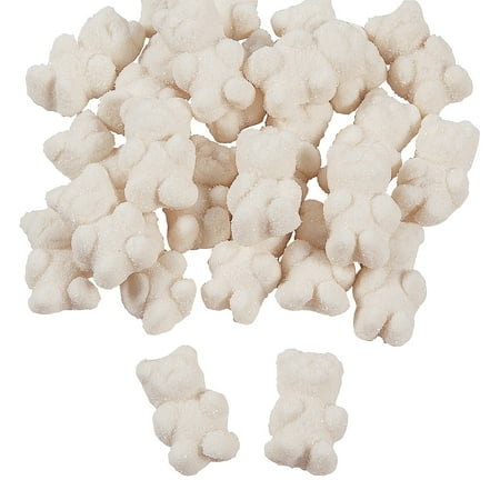 Sugar Coated Tutti Frutti Gummy Teddy Bear Candy - 100 Pieces