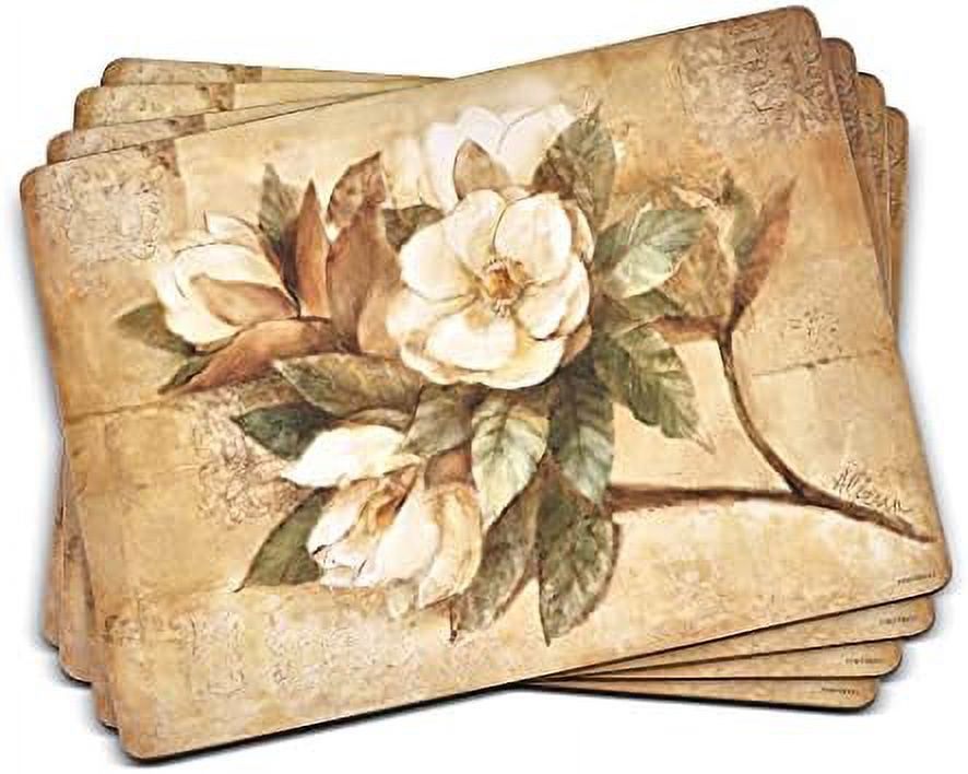 Sugar Collection Placemats Set Of 4 Heat Resistant Mats Cork