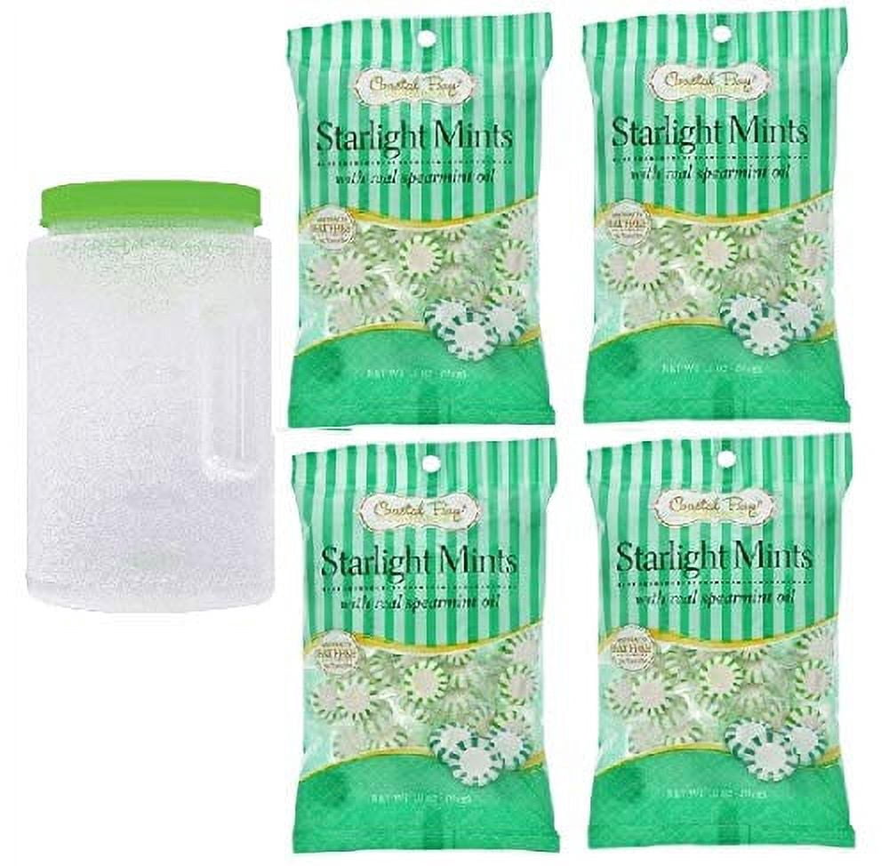 Sugar Confections (4) 3oz Bags Starlight Mints Hard Candy With Natural