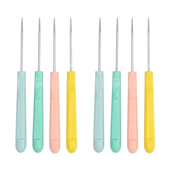 8-Piece Sugar Cookie Decorating Set with Stirring Pin and Multi-Function Biscuit Scriber Tool ABS Handheld