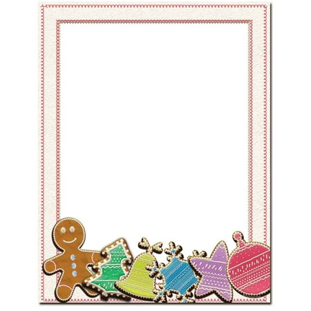 Sugar Cookies Letterhead Laser & Inkjet Printer Paper, 100 Sheet Pack