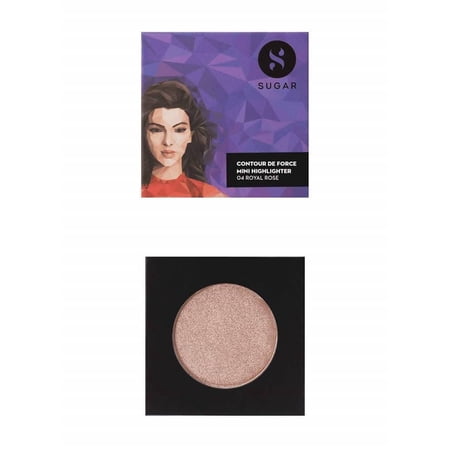 Sugar Cosmetics Contour De Force Mini Highlighter - 04 Royal Rose -4 g
