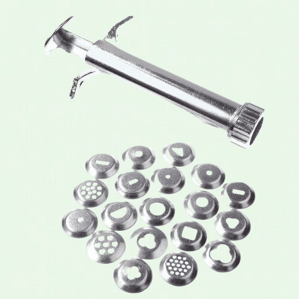 Sugar Craft Tool Sugar Paste Extruder, 9.3 x 5.5 cm, 19 Discs, Cake