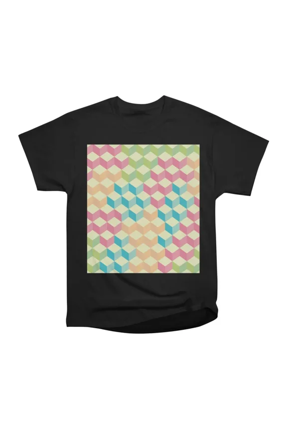 Sugar Cubes Geometric Pattern T-Shirt Tee Gift For Him Merch For Her Apparel For Friend