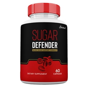 Sugar Defender Advanced Formula Capsules, Official Formula, Maximum Strength Supplement 1 Month Supply (1 Pack)