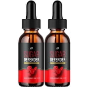 Sugar Defender Drops Supplement, Sugar Defender 24 Hour Liquid Supplement, Sugar Defender Drops Reviews, Max Strength Organic Herbal Blend for Energy Circulation 2 Pack - 2 Month Supply
