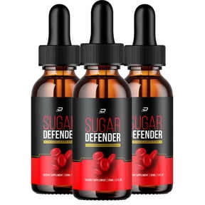 Sugar Defender Drops Supplement, Sugar Defender 24 Hour Liquid Supplement, Sugar Defender Drops Reviews, Max Strength Organic Herbal Blend for Energy Circulation 3 Pack - 3 Month Supply