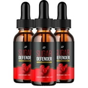 Sugar Defender Drops Supplement, Sugar Defender 24 Hour Liquid Supplement, Sugar Defender Drops Reviews, Max Strength Organic Herbal Blend for Energy Circulation 3 Pack - 3 Month Supply