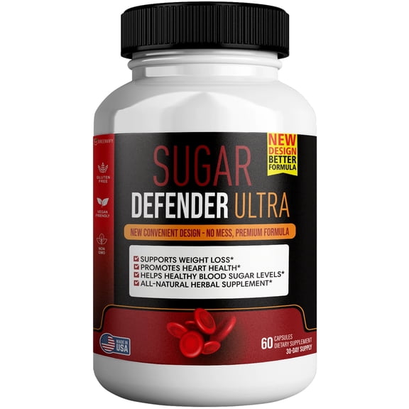 Sugar Defender Ultra - Advanced Formula with Vitamins, Minerals, Banaba Leaf,