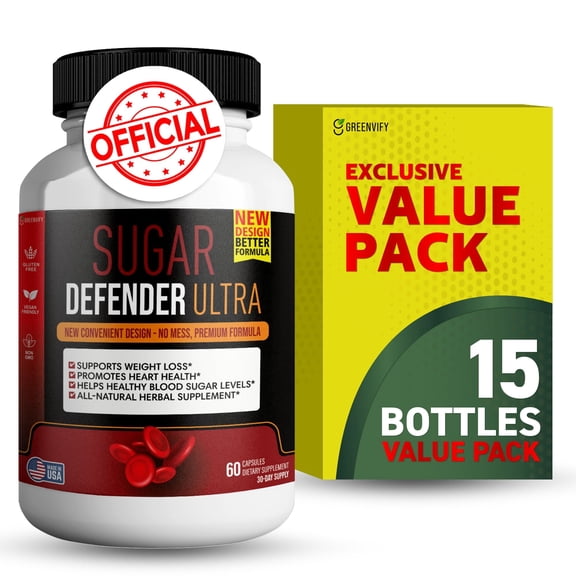 Sugar Defender Ultra - Advanced Formula with Vitamins, Minerals, Banaba Leaf,