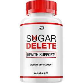 Sugar Delete Capsules SugarDelete Sugar Optimizer Pills Advanced Supplement, All Natural, Sugar Delete Maximum Strength Formula, Glycogen Support, 1 Pack, 60 Capsules