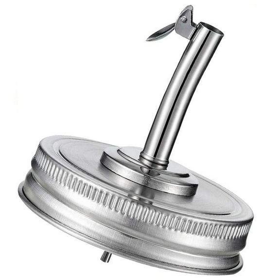 Sugar Dispenser with Pour Spout Nozzle Cap Can Lid Bottle Mason Jars Kitchen Supplies Protector