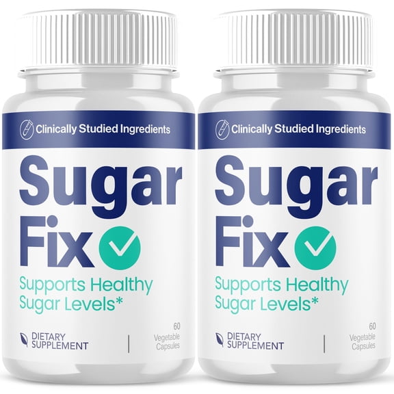 Sugar Fix Blood Balance Support Pills Advanced Formula Vitamin Supplement SugarFix 120 Capsules