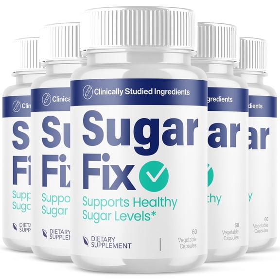 Sugar Fix Blood Balance Support Pills Advanced Formula Vitamin Supplement SugarFix 300 Capsules