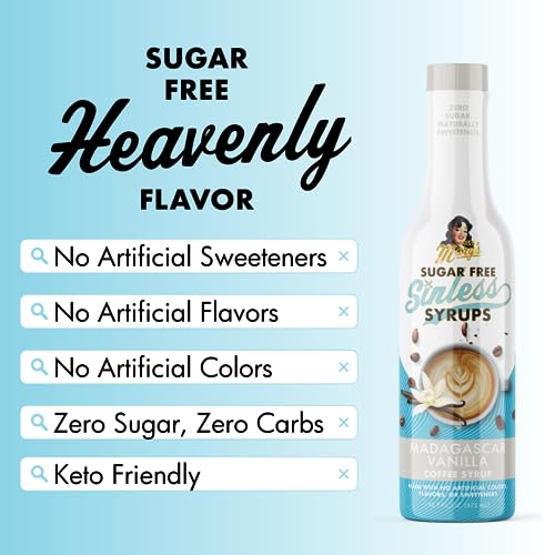 Sugar Free 3pk Hazelnut Sinless Syrup Stevia Based, No Sugar Alcohols