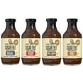 Sugar Free, BBQ Sauce Variety Pack Original, Honey, Maple Brown and