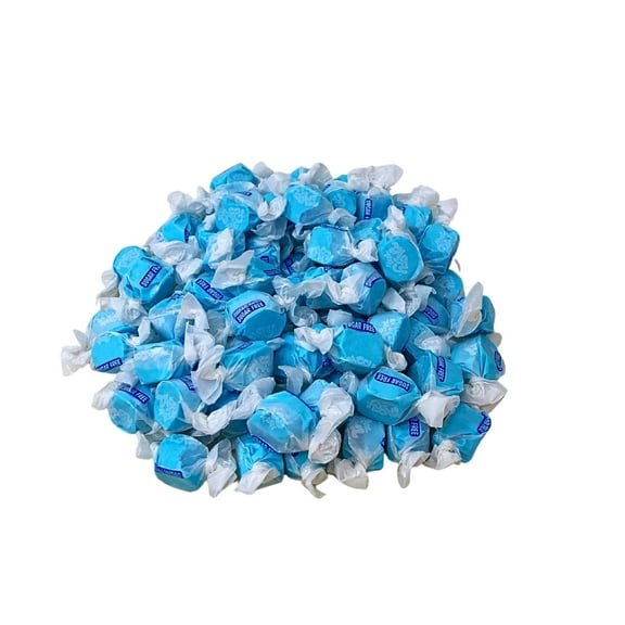Sugar-Free Blue Raspberry Salt Water Taffy - 1 lb (16 oz)