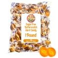 thumbnail image 1 of Sugar Free Butterscotch Hard Candy Arcor - 1LB Bag (About 75 Pieces) Of Individually Wrapped Sugar Free Butterscotch Buttons, Butter Scotch Bulk Candy, 1 of 5