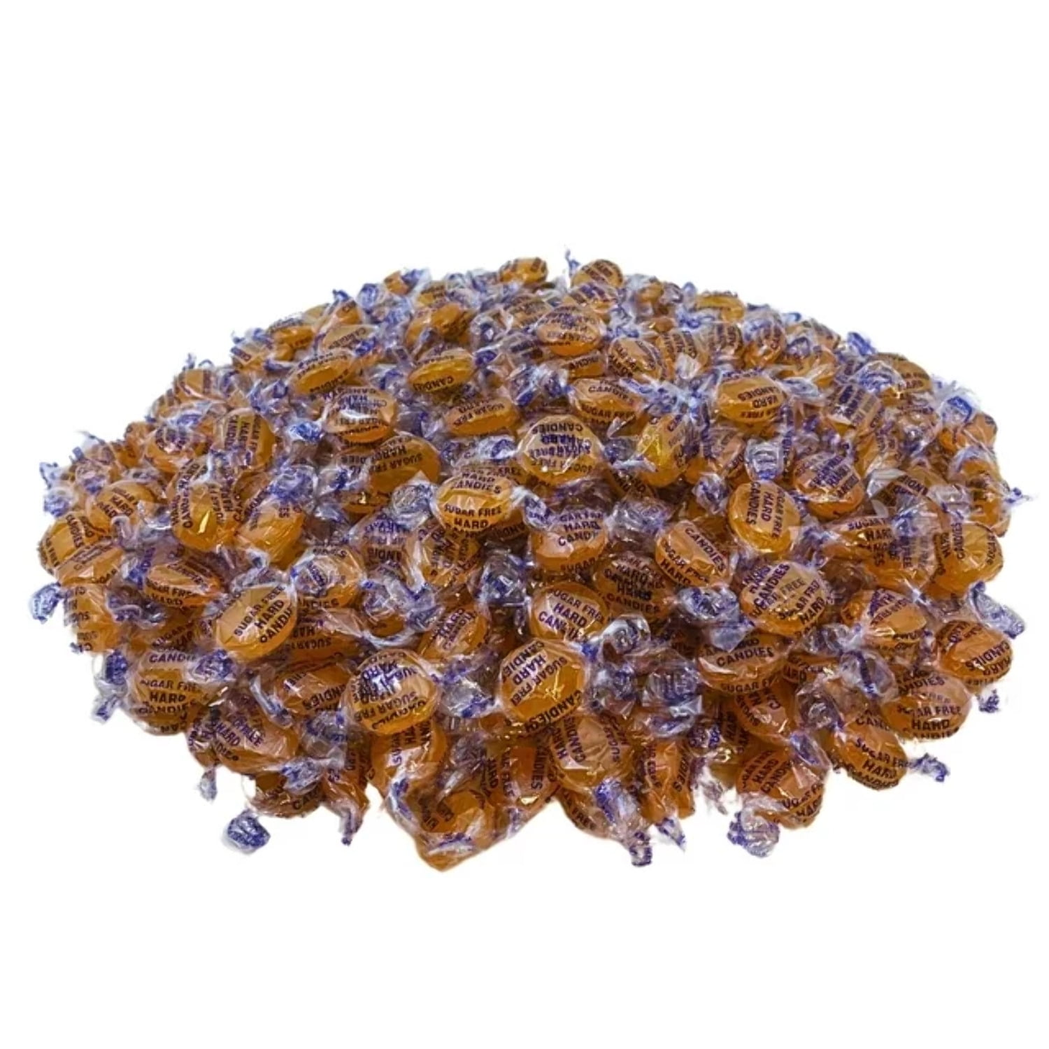 Sugar Free Butterscotch Hard Candy 2 Pounds Bulk SUGAR FREE Candy
