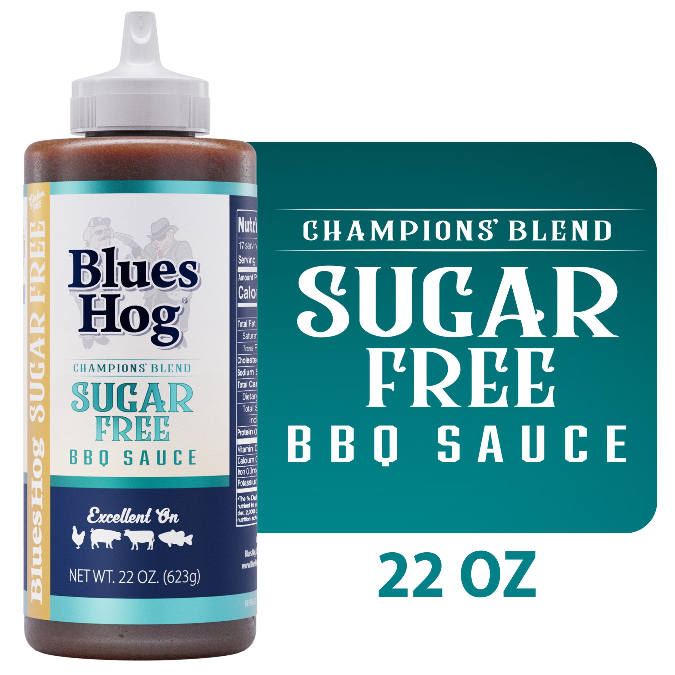Sugar Free Champions' Blend BBQ Sauce, 22 oz