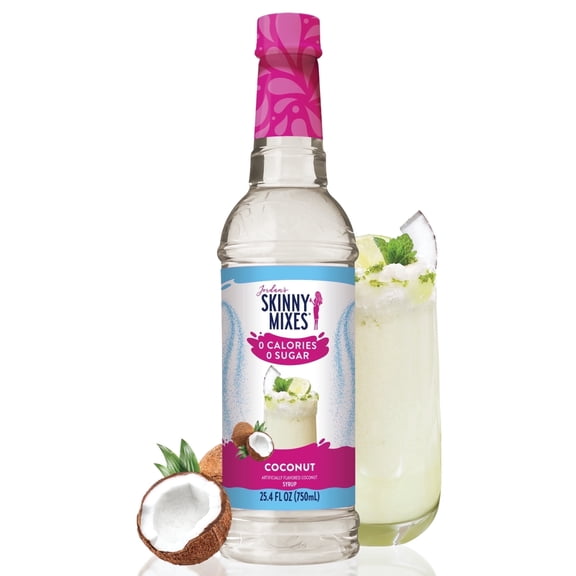 Jordan's Skinny Mixes Sugar Free Coconut Syrup, 25.4 Fl Oz