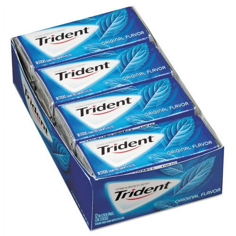 Sugar-Free Gum, Original Mint, 14 Sticks/Pack, 12 Pack/Box Sugar-Free Gum, Original Mint, 14 Sticks/Pack, 12 Pack/Box