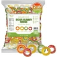 SugarFree Gummy Rings Keto AIF4 Candy Assorted Fruit Flavors Keto