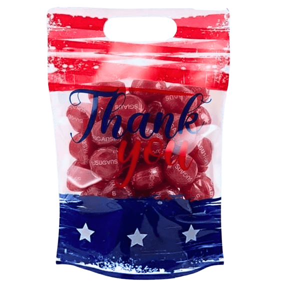 Sugar-Free Hard Candy 1 lb Bulk Patriotic Candy Mix for 4th of July, Winter Games Watch Parties, Parades, Parties, Birthday Favors & Holiday Events (Cinnamon)