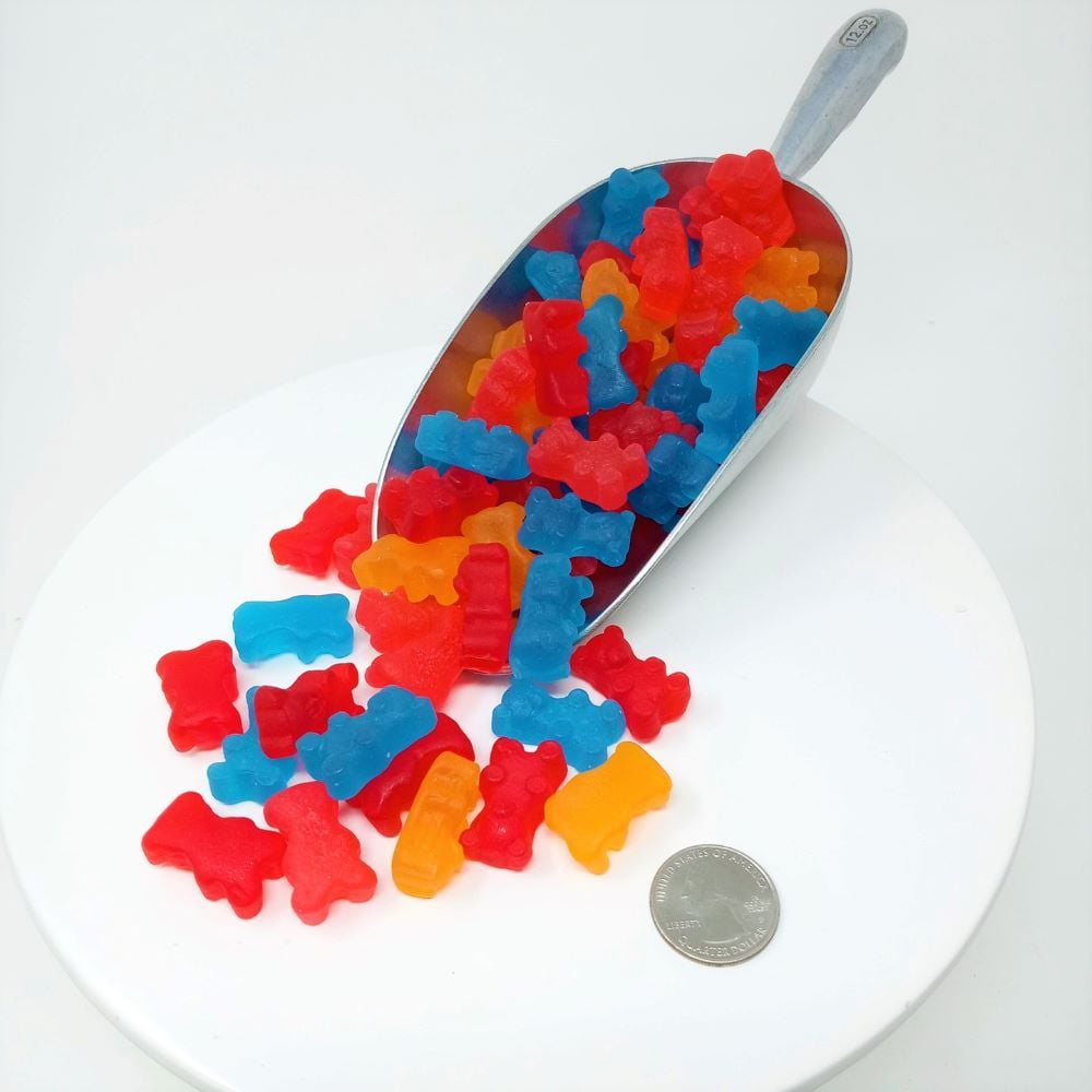 Sugar Free JuJu Bears Pectin Candy 10 Pound Package 1200 Pieces of Candy Soft JuJu Jelly Bean Texture Bulk Sugar Free Candy Walmart