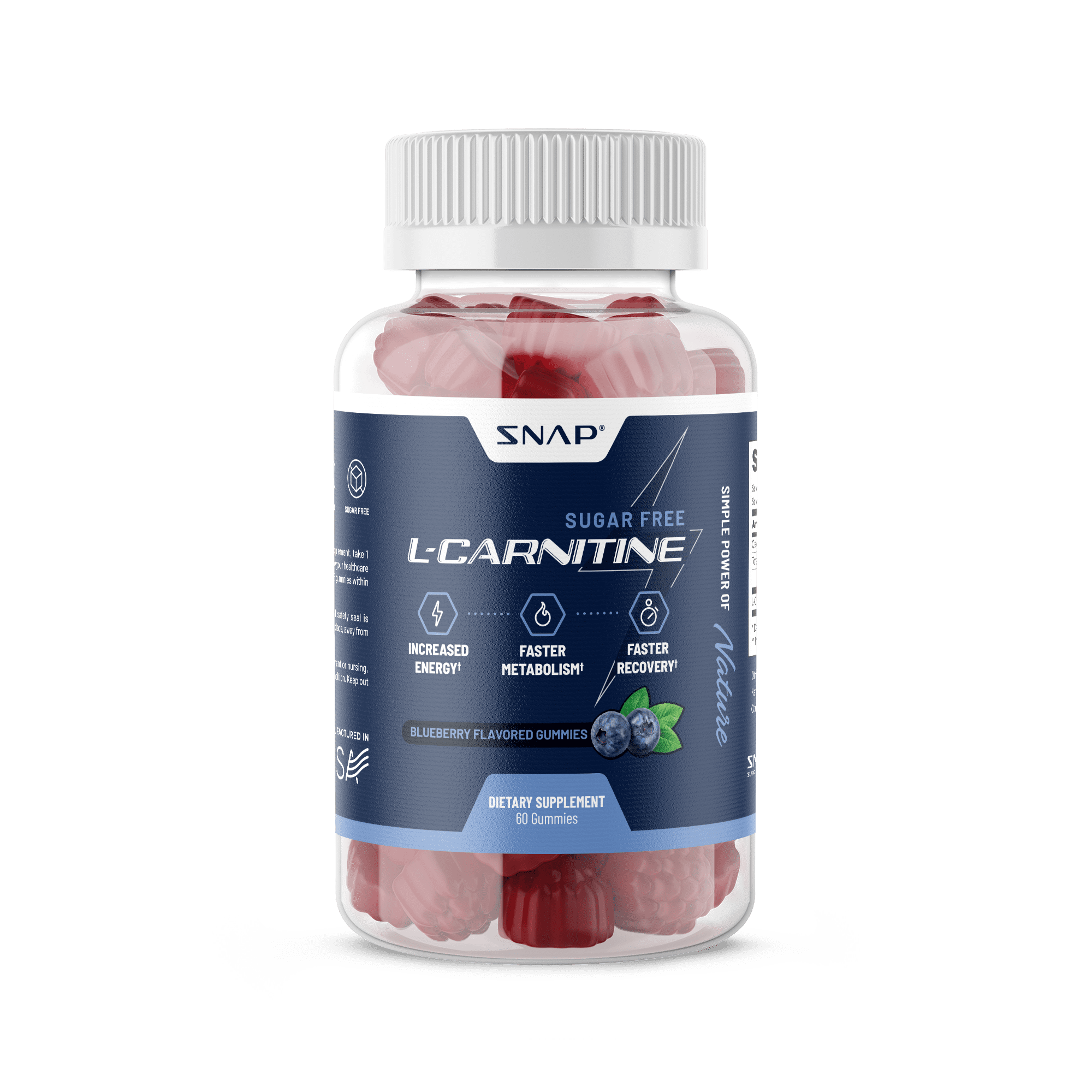 Sugar Free L Carnitine 500mg Gummy - Natural Pre Taiwan | Ubuy