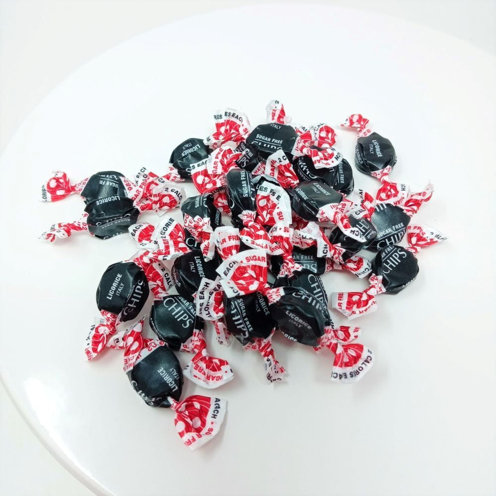 Sugar Free Licorice Chips part Stevia Chipurnoi Italian Cough Drops 27.