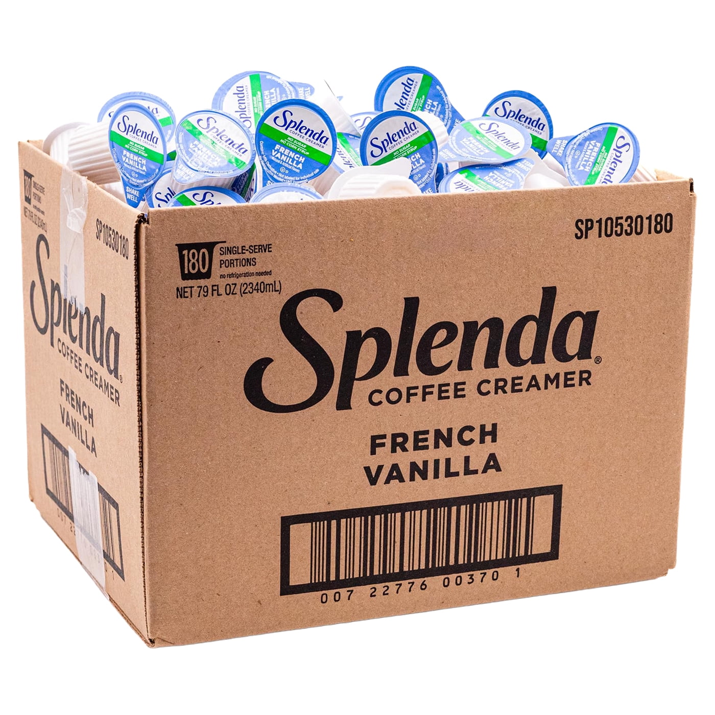SPLENDA Single Serve Coffee Creamer Cups, Sugar Free French Vanilla, 180 Count