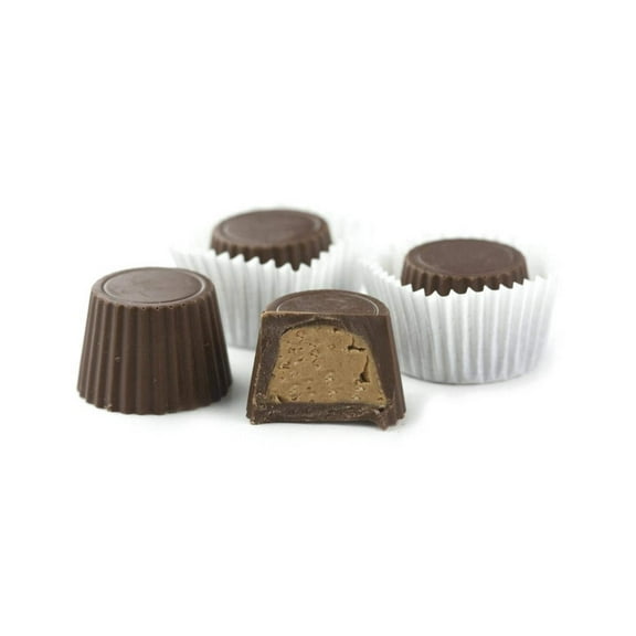 Sugar-Free Mini Peanut Butter Cups – Guilt-Free Peanut Butter & Chocolate Indulgence – Perfect for Low-Carb & Sugar-Free Diets – Convenient Snacking & Gifting 1 lb Pack
