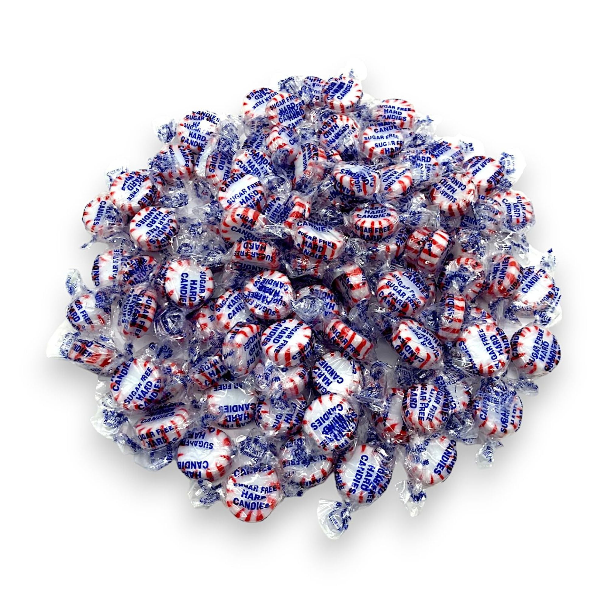 Sugar Free Peppermint Starlight AKF18 Gourmet Hard Candy - Keto Friendly, 1.5 lbs Cool Refreshing Mints Individually Wrapped - Ideal Diabetic Candy, Gluten Free(24 oz)